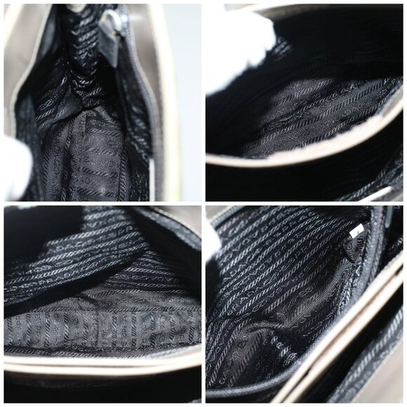 PRADA Shoulder Bag Nylon Khaki Auth cl771 - Picture 15 of 16